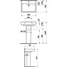 Раковина подвесная LAUFEN PRO A 60х48 8.1895.2.000.104.1
